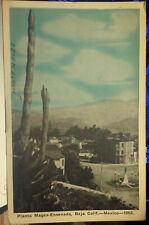 ENSENADA, MESSICO, Baja California, cartolina 1922 SCENA DI STRADA, Planta Magex