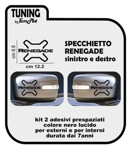 Adesivo jeep renegade adesivi - jeep,
