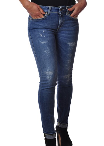 Jeans gamba stretta donna - jeans,