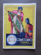 Catalogo Industriale Ormezzano Torino Tappeti Telaio Lana 1934 Grafica Borrione