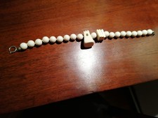 Angela Caputi Giuggiù Collana Vintage in Resina AVORIO