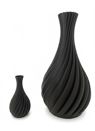 Vaso moderno spirale design - vaso, 3d