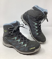 Stivali donna LOWA Innox Pro GTX Mid taglia 8,5 blu-grigio Gore Tex impermeabili escursionismo