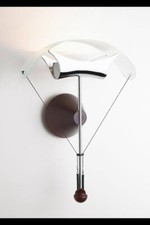 Arku Lampada a Parete Vintage Acciaio Vetro ciliegio design Manuel Ciganda B-Lux