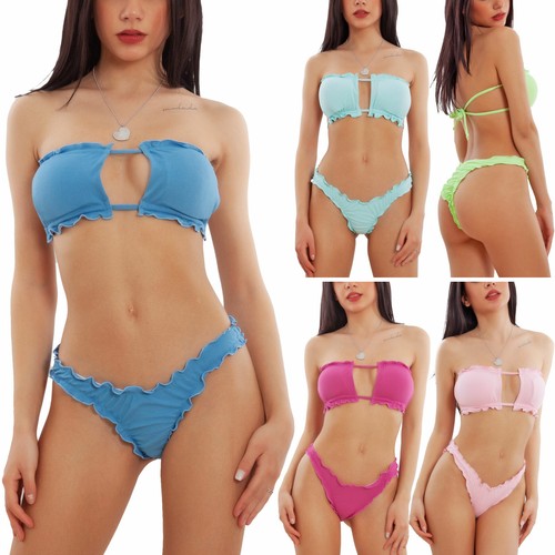 Bikini fascia costine - , bandeau