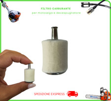 FILTRO benzina CARBURANTE per motosega e decespugliatore DOLMAR MAKITA ricambi