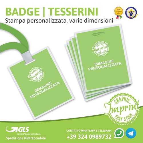 Badge tesserini porta - tesserini,