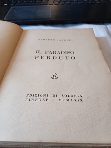 Libro paradiso perduto - il,