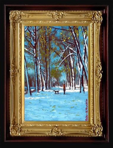 Frost sun dipinto ad - -,