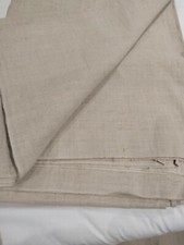 Lenzuolo antico in canapa fatto con piccoli telai.