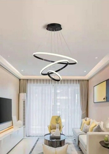 Lampadario anelli led 50w - 3,
