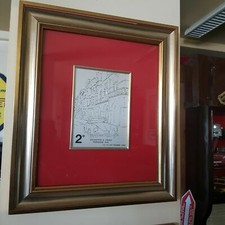 PORSCHE 356 ricordo incontro internazionale ITALIA a Trino Vercellese, incorniciato