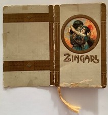 Calendarietti barbiere antichi-  Zingari  1923 - cm 10,5x6,5