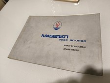 Maserati 2000 Buturbo Catalogo