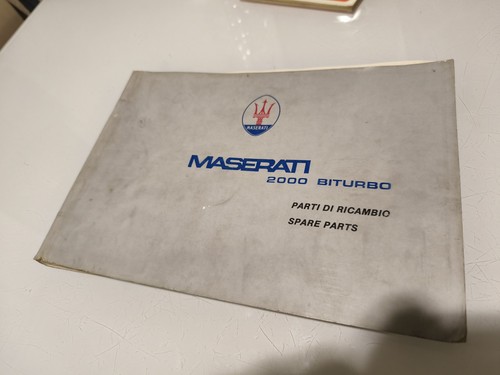 Maserati 2000 buturbo catalogo - 2000,