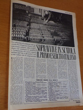 PIER FRANCESCO ENRICO SERRA ANNO 1953 clipping articolo COLLEZIONE SOLDATINI