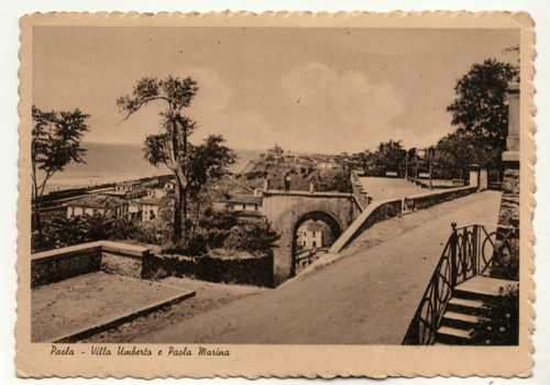 Cartolina paola villa umberto - cartolina,