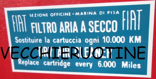 Adesivo sticker filtro aria - sticker,