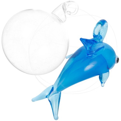 Vetro falso decorazione pesce - vetro,
