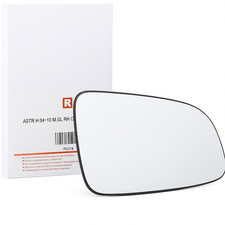 Piastra Specchio Per Opel Astra H Specchietto Vetro Retrovisore Termico Sinistro