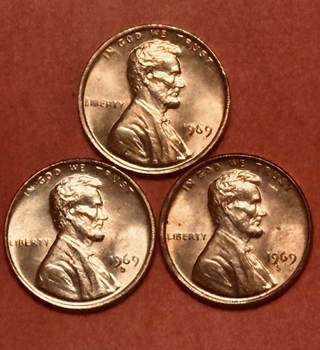 1969 lincoln memorial bu - 1969-p,d,s,