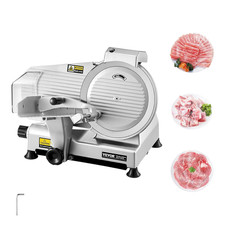 Affettatrice per Carne Commerciale 254 Mm Tagliatrice per Carne Congelata 180 W 