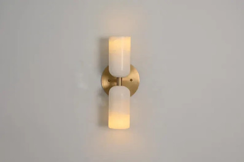 Applique parete ottone - da, e