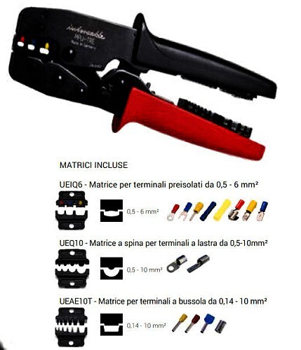 Set pinza cricchetto con - set,