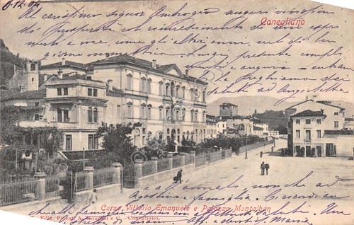 Cartolina conegliano corso - cartolina, v