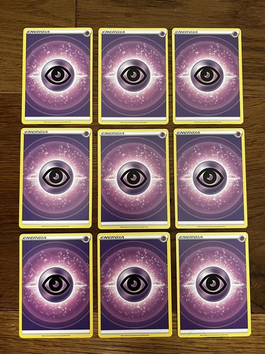 Carta pokemon energia - 9x,