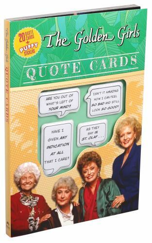 Golden girls quote cards - golden,