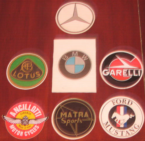 Lotto adesivi anni auto - anni, 80"auto