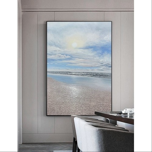 Quadro olio alba astratto