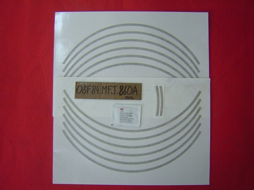 Kit adesivi cerchi - cerchi, argento