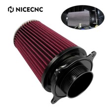 NICECNC Filtro Aria Aspirazione con Supporto Kit Adattatore per Yamaha Raptor 700 700R SE