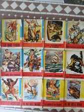 Lotto 12 Libri di Emilio Salgari, condiz.Accettabili Aldebaran Carroccio Anni 60