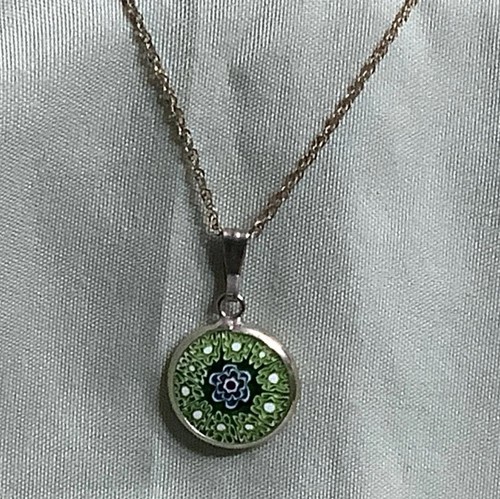 Ciondolo murano millefiori - millefiori, e