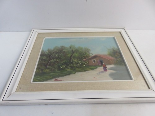 Vecchio quadro dipinto mano - quadro,