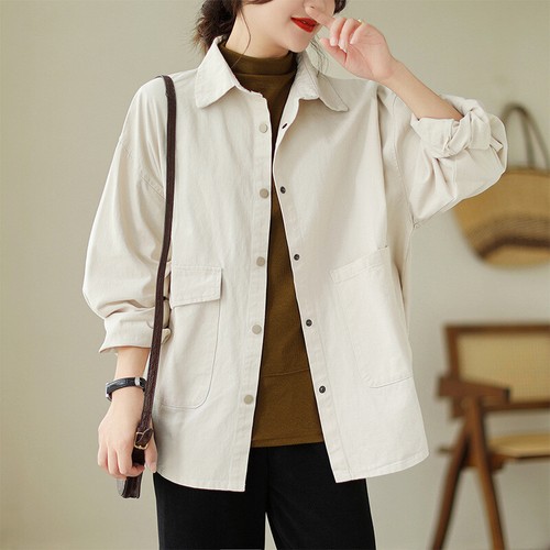 Camicia donna cotone lino