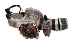 NUOVO! 49CC MOTORE 2 TEMPI, CARB, FILTRO ARIA, TESTA MINI MOTO DIRT BIKE/QUAD