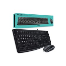 Logitech Mouse e Tastiera Desktop MK120 – layout italiano QWERTY