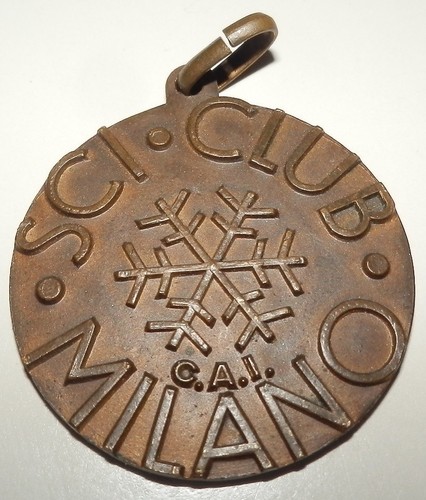 Medaglia sci club milano - club, del