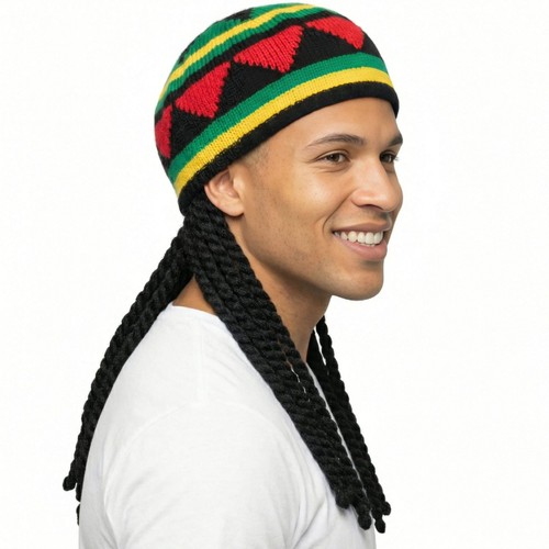 Cappello rasta con capelli - cappello,
