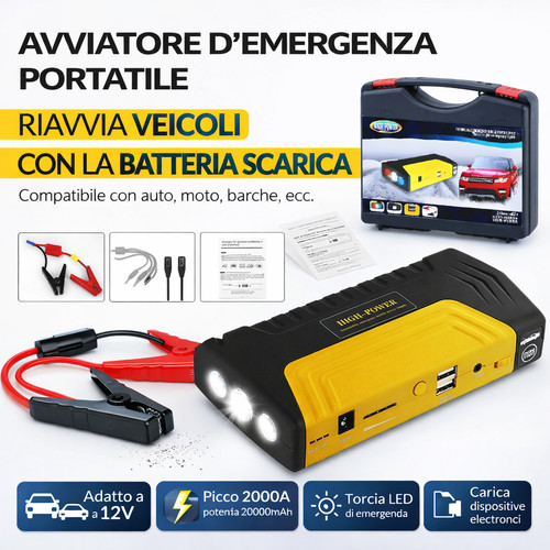 Jump starter avviatore auto - starter,