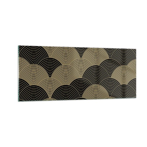 Quadro vetro 100x40cm nero - quadro,
