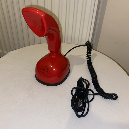 Vintage red cobra telephone - vintage,