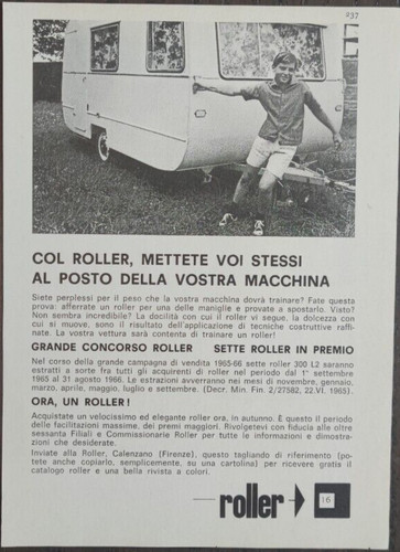 Pubblicità anni caravan - pubblicità,