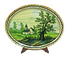 Piatto decorativo ceramica