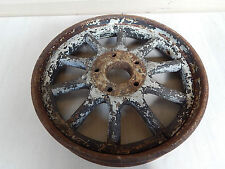 CERCHIO IN LEGNO E FERRO A RAGGI PER AUTO D'EPOCA  VINTAGE