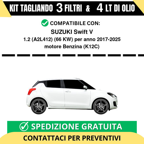 Tagliando per suzuki swift - per,